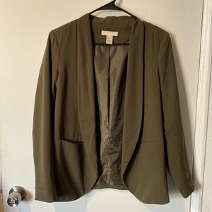 H&M Olive Blazer